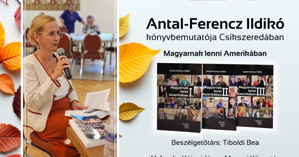 Magyarnak lenni Amerikában könyvbemutató